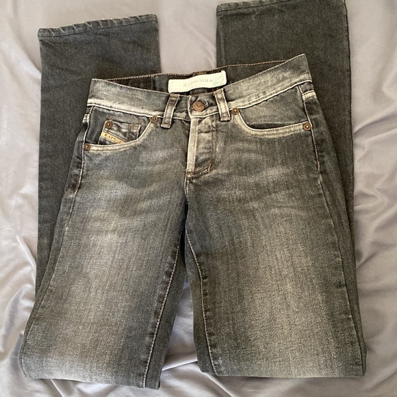 Rapsodia Super Low Rise Jeans black faded size 22 - Picture 2 of 10